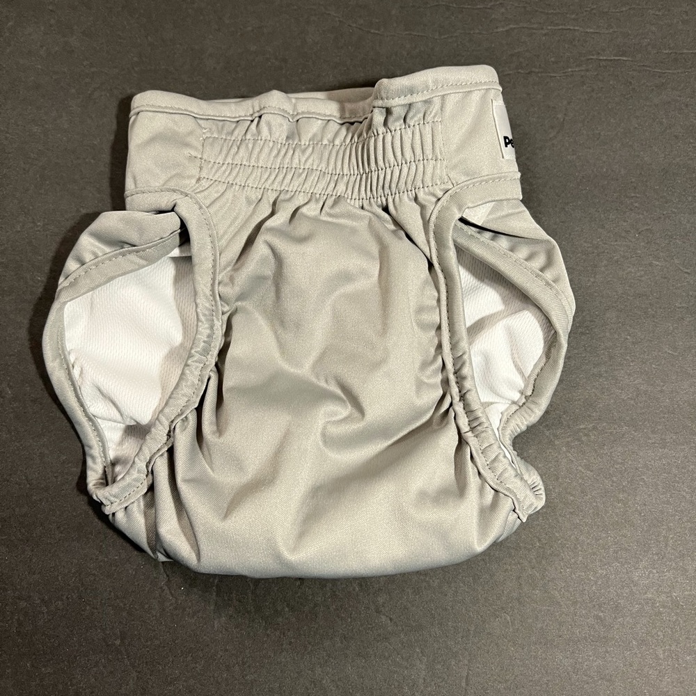 Pet Parents" Dog Diaper; Medium (1 - Piece), Gray, Reusable (NEW)